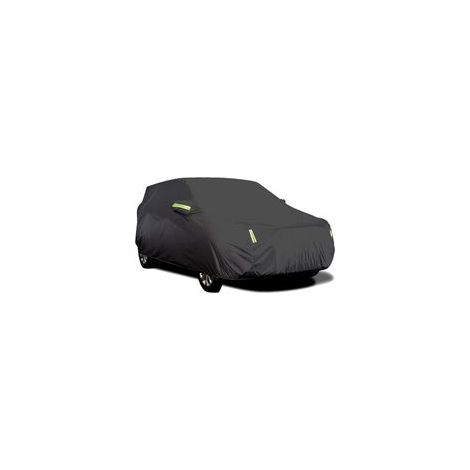 Bâche pour voiture SUV imperméable 480 x 175 x 150 cm – Tissu enduit d'argent – Protection contre neige et UV – Sangles de serrage