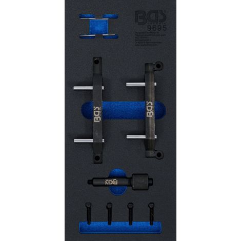 Insert de servante d'atelier 1/3 : Coffret de calage pour Jeep 3,0 V6 Diesel 9 pièces BGS (1/2)