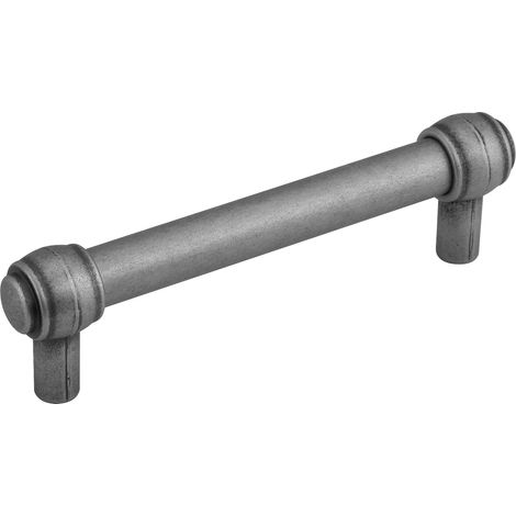 Stil-/ Landhausgriff ALTHEA BA 96 mm Altsilberoptik (1/4)
