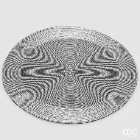 EDG Sottopiatto Perle Rotondo Silver D 36 cm