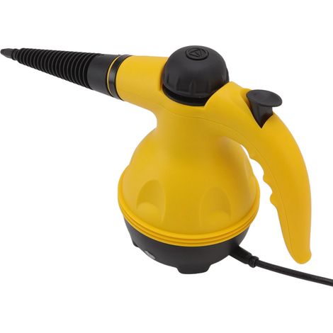 Nettoyeur vapeur portatif jaune et noir haute température, électrique et pressurisé, pour l'élimination des taches, UE 220 V