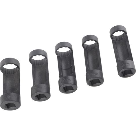 Jeu de 5 douilles à amortisseur 1/2 pouce, 18-24 mm, pour réparation automobile, outil de suspension. (1/5)