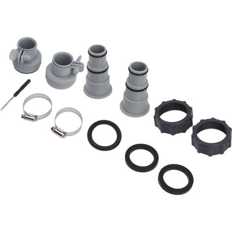Adaptateur de tuyau de piscine de remplacement avec collier pour pompes filetées (1/5)