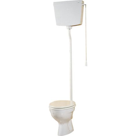 Regiplast – Réservoir de chasse d'eau 300 – Simple débit – Isolé anti-condensation – Arrivée latérale – Robinet flotteur silencieux NF classe 1