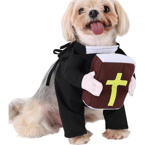 Funny Dog Clothes Pet Priest Cosplay Cute Outfit,Pet Apparel (1/5)