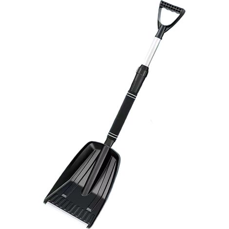 Pelle à neige voiture avec scoop ergonomique en D, déblaiement neige/glace – trottoir, terrasse, jardin (1/5)