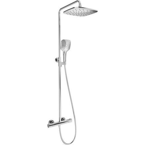 Ravak Termo - Brausegarnitur mit Thermostat, 25 cm, 3 Strahlarten, Chrom X070164 (1/5)