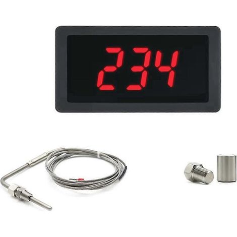 Lötset mit Abgastemperatursensor und LED-Thermometer – Komplettset (1/5)