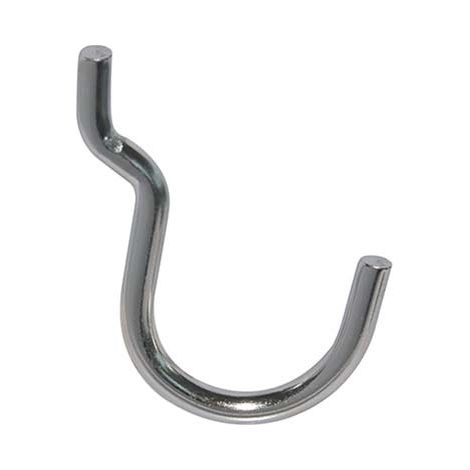 GANCIO UNCINO ACCIAIO X PANNELLO ESPOSITIVO - CROMATO n° 3 MM 25X37- 200 pezzi