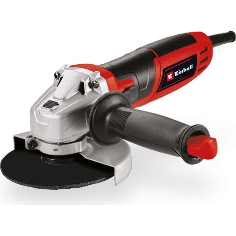 Einhell Winkelschleifer TC-AG 125/850 Kit (850 W, 12.000 min-1, max. Schnitttiefe 28 mm, max. Scheibendurchmesser 125 mm, inkl. 3x Trennscheibe, 1x Lamellenschleifteller & 1x Einhell Bag) (1/5)