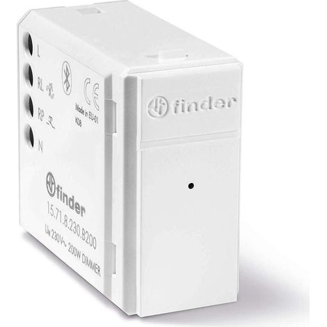 Dimmer Incasso Finder YESLY 200W Bluetooth Bianco 15718230B200 (1/3)