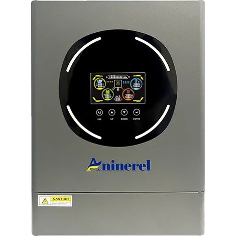 Inversor solar híbrido, gestión de doble salida, monitorización remota, 6200W-48V-WiFi (1/2)