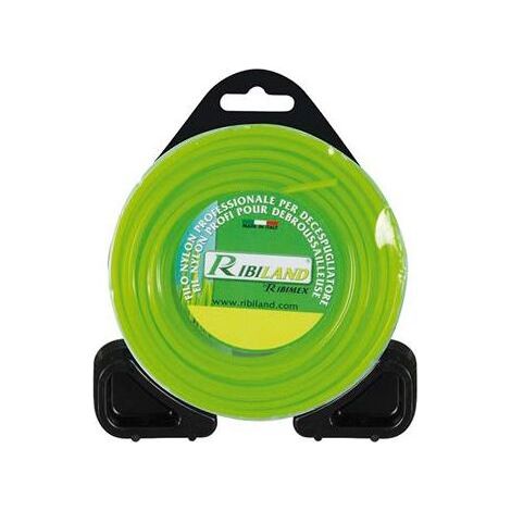 Fil carré pour débroussailleuse 4 mm – Longueur 30 m – Nylon haute densité – Résistance à l'abrasion excellente (1/4)