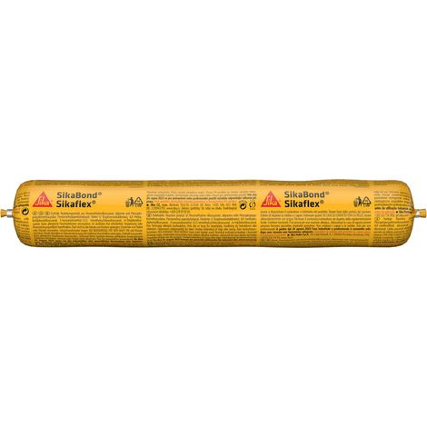 SikaBond®-152 - Adhesivo elástico SMP para suelos de madera - 600 ml - Salchichón - Marrón parqué (1/5)