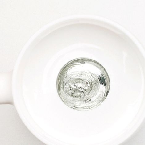 Bouteille isotherme en verre de style nordique, bouillotte, cadeau pour la maison, bouteille isotherme pour eau chaude, bouteille isotherme pour café, blanche 1 L (1/5)