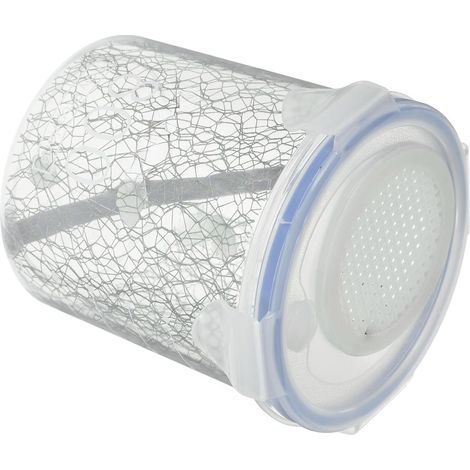 Boîte Transparente pour Mantes Filet Adhésif, Trous D’aération (1/5)