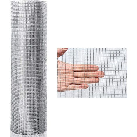 COSTWAY Malla de Alambre Rejilla de Protección Red Metálica Valla de Jardín Protección para Casa y Jardín (15m x 1 m) (1/5)
