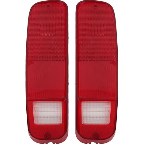 Lot de boîtiers feux arrière couvercles rouges remplacement fourgonnettes Econoline 1975-1991 (1/5)