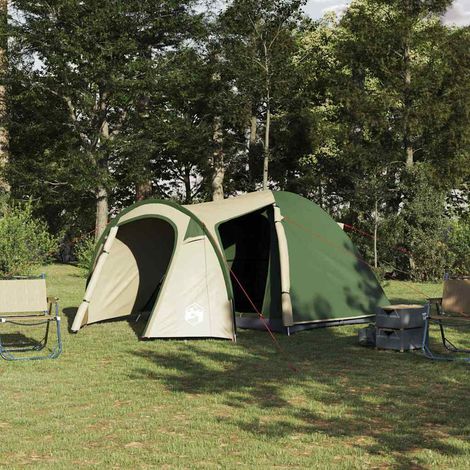 vidaXL Tente Dôme 6 personne Vert (1/5)