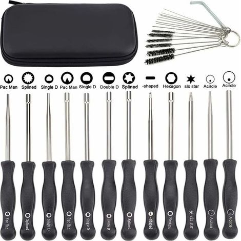 Tournevis reglage carburateur Lot de 12 outils de réglage carburateur avec scredrivers acircle pour petit moteur 2 temps pour Husqvarna pour tronçonneuse tronconneuse husqvarna (1/5)