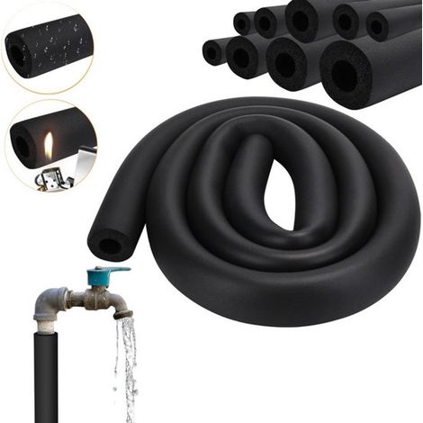 Schaumstoff Isolierschlauch für Rohre (Ø 13 mm) Isolierung für Wasserleitungen Frostschutz Schutz für Außenrohre für Heizungs und Kupferrohre Wan (1/5)