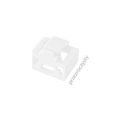 Bloqueo para toma RJ45 contra inserción no autorizada, color transparente (paquete de 24 + llave) alantec