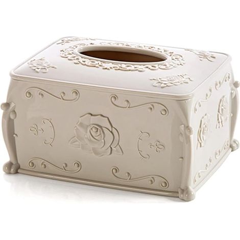 Plastic Tissue Box Storage Box Living Room Organizer Paper (1/5)