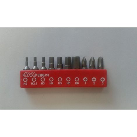 E-900j10 Satz Schraubendreher ph + hex SAM - E900J10