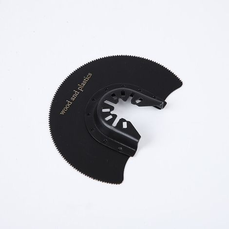 5 PCS Lame de Scie Segmente Métal Lames de Scie Oscillante Semi Circulaire Universelles en Carbure pour Coupe du Bois du Plastique du Métal des Ouvertures (1/4)
