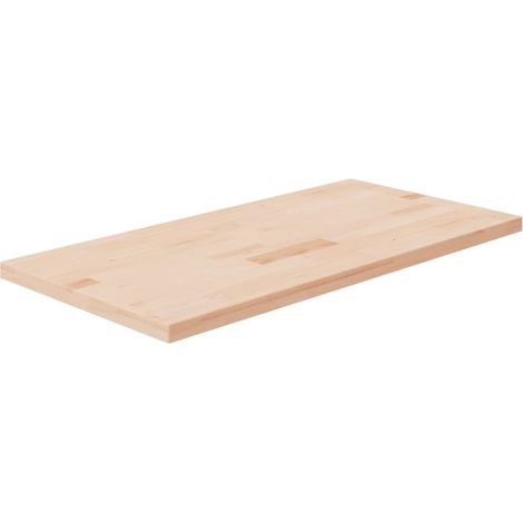 Comptoir de salle de bain Meuble de rangement de salle de bain - 80x40x2,5 cm Bois massif non traité BV963799 - BonneVie (1/4)