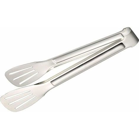 Tongs de Cuisine, Pince Barbecue en Acier Inoxydable, Pince de Cuisson, Cuisson en Acier Inoxydable et Revêtement en Plastique Poignée Pince (1/5)