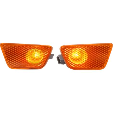 Luci di posizione laterali per paraurti anteriore 42334145, 2 pezzi, luci di parcheggio di ricambio per Chevrolet Cruze, gialle