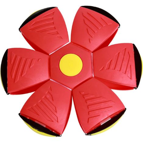 Roter Frisbeeball für Haustiere, Hundespielzeug, Hundespielzeug, Hundespielzeug, Frisbeeball