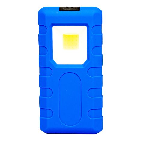 LED-Taschenlampe Clip Flach Blau (1/5)