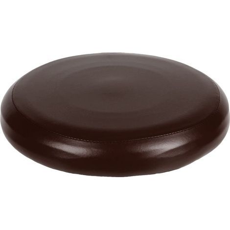 Housse De Tabouret Ronde - Cuir Pu Extensible Avec Bande Elastique - Pour Tabourets Ronds Standards - 1 Pièce (1/5)
