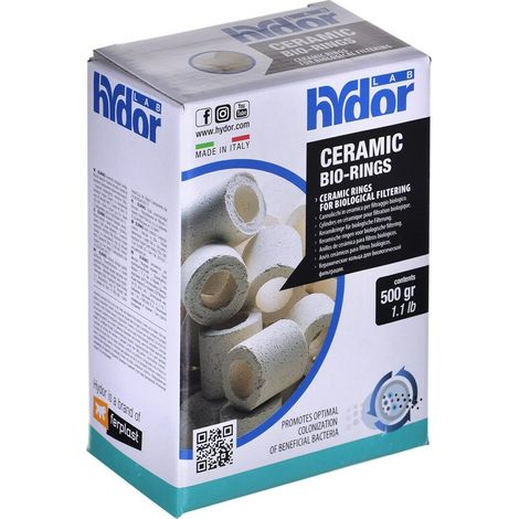 Ferplast BLURINGS Canolicchi in ceramica per filtraggio biologico. Variante BLURINGS - Misure: - (1/4)