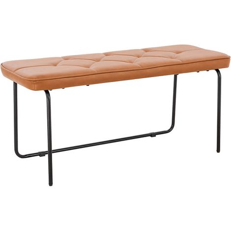 Home Deluxe Panchina retrò GINO - marrone/cognac