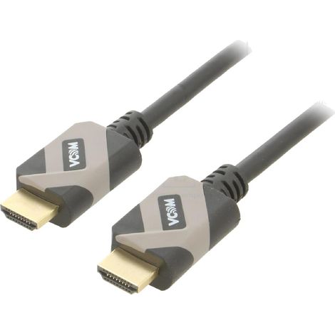 Cable HDCP 2.2 HDMI 2.1 male des deux cotes 2m noir