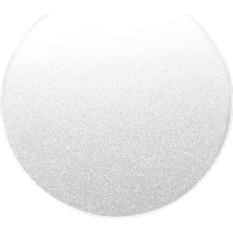 Spiegelplatte mit Glitter D.10cm Silber - Feeric lights & christmas