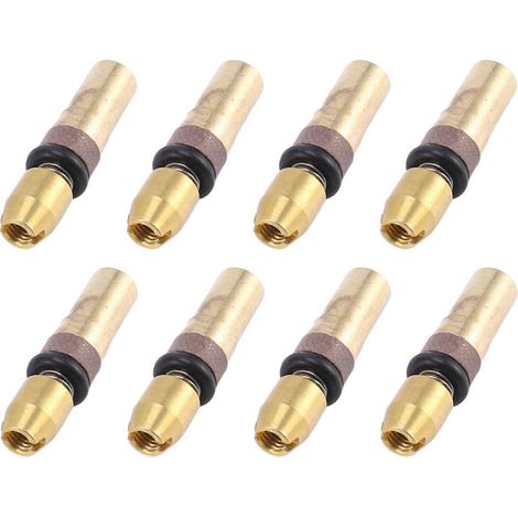 Huit têtes de piston à trois étages avec embouts en cuivre haute pression, compatibles avec les composants de piston de pompe haute pression de 6 mm et 30 MPa. (1/5)