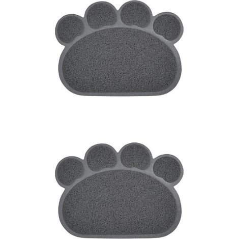 1 Cat rug 30 x 40 cm gray (1/5)