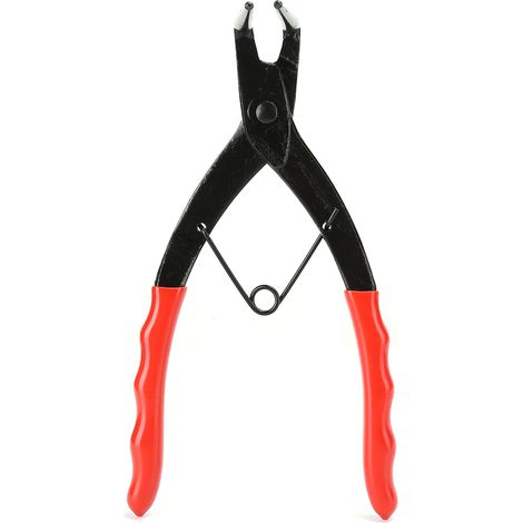 Pince à circlips intérieurs, démonte-anneau, pince à segments 90° coudée, nez long, outil multifonction (1/5)