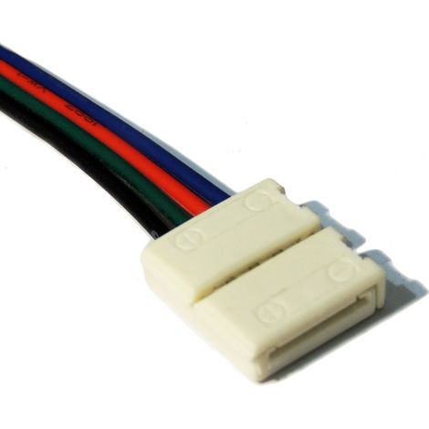 Connecteur ruban à ruban LED 10mm RGB avec câble (1/5)
