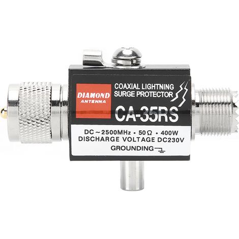 Parafoudre Antenne Coaxial CA‑35RS pour Talkie‑Walkie avec Connecteurs PL259 SO239 (1/5)