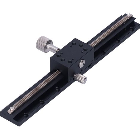 Table de translation linéaire manuelle XLWG200, plateforme de précision à axe X, coulisseau fin et compact pour réglage de précision. (1/5)