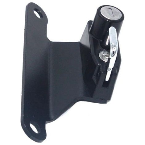 Available in one color only: Black. Material: Aluminum alloy. Motorcycle helmet lock, compatible with Harley-Davidson. (1/5)