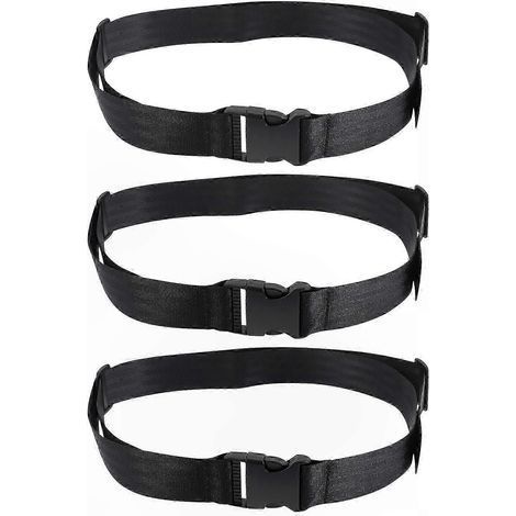 Lot de 3 sangles de sécurité pour chaises hautes et poussettes pour tout-petits - Harnais de sécurité réglables pour enfants (1/5)