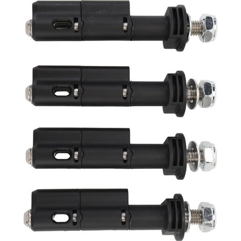 Adecuado para 4 pasadores de montaje de seguridad antirrobo de 17 mm, compatible con la placa de remolque MaxTrax