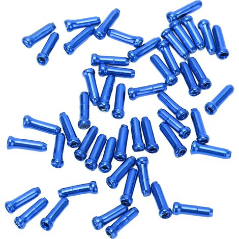 BOLANY Lot de 50 embouts de durite de frein à vitesse variable, résistants et bleus. (1/5)
