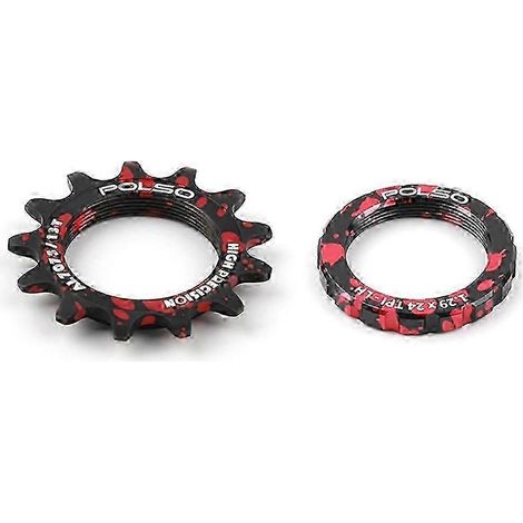 Roue libre POLSO 13T pour vélo à pignon fixe monovitesse, avec bague de verrouillage, compatible avec les moyeux de vélo de piste à pignon fixe SP (1/5)